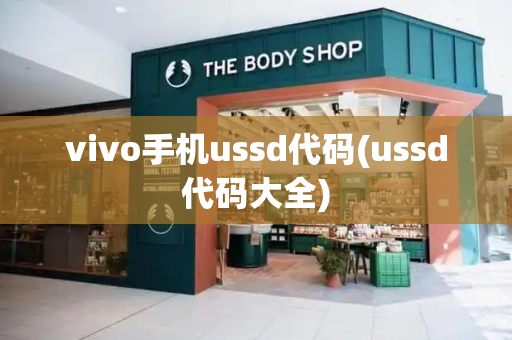 vivo手机ussd代码(ussd代码大全)