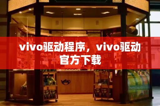 vivo驱动程序，vivo驱动官方下载
