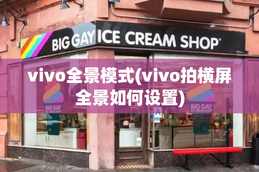 vivo全景模式(vivo拍横屏全景如何设置)