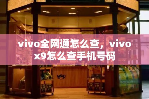 vivo全网通怎么查，vivox9怎么查手机号码