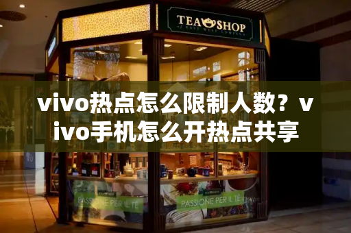 vivo热点怎么限制人数？vivo手机怎么开热点共享-第1张图片-星选测评