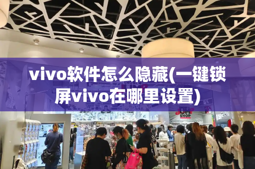 vivo软件怎么隐藏(一键锁屏vivo在哪里设置)