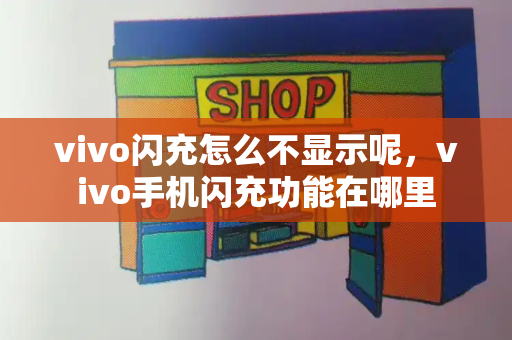vivo闪充怎么不显示呢，vivo手机闪充功能在哪里