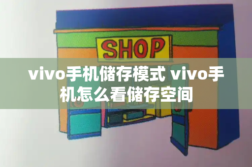 vivo手机储存模式 vivo手机怎么看储存空间