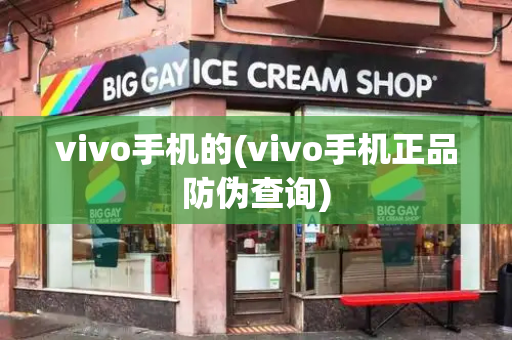 vivo手机的(vivo手机正品防伪查询)-第1张图片-星选测评