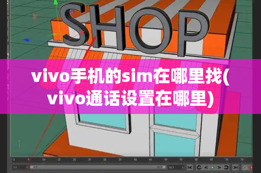 vivo手机的sim在哪里找(vivo通话设置在哪里)