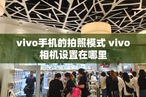 vivo手机的拍照模式 vivo相机设置在哪里