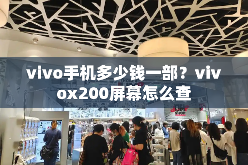 vivo手机多少钱一部？vivox200屏幕怎么查-第1张图片-星选测评