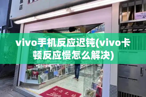 vivo手机反应迟钝(vivo卡顿反应慢怎么解决)