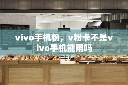 vivo手机粉，v粉卡不是vivo手机能用吗