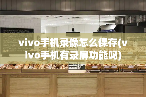 vivo手机录像怎么保存(vivo手机有录屏功能吗)-第1张图片-星选测评