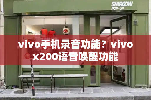 vivo手机录音功能？vivox200语音唤醒功能