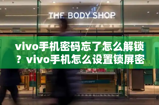 vivo手机密码忘了怎么解锁？vivo手机怎么设置锁屏密码-第1张图片-星选测评