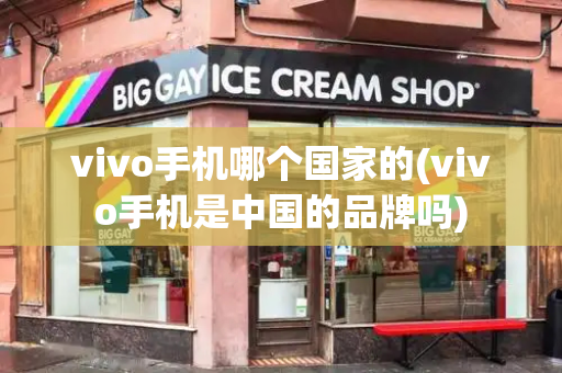 vivo手机哪个国家的(vivo手机是中国的品牌吗)-第1张图片-星选测评