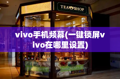 vivo手机频幕(一键锁屏vivo在哪里设置)-第1张图片-星选测评