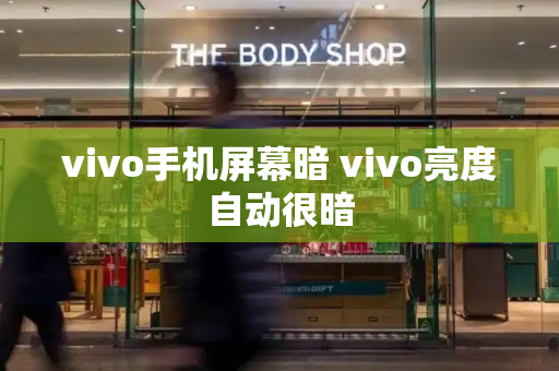 vivo手机屏幕暗 vivo亮度自动很暗