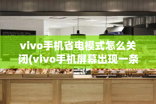 vivo手机省电模式怎么关闭(vivo手机屏幕出现一条条横线怎么办)-第1张图片-星选测评
