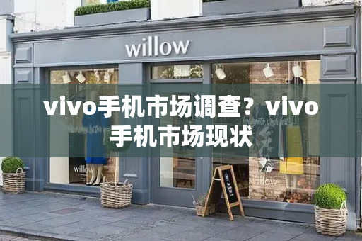 vivo手机市场调查？vivo手机市场现状