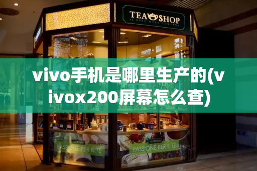 vivo手机是哪里生产的(vivox200屏幕怎么查)