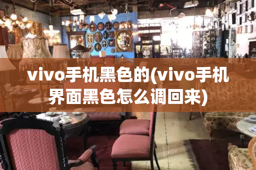 vivo手机黑色的(vivo手机界面黑色怎么调回来)-第1张图片-星选测评