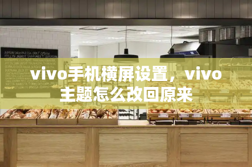 vivo手机横屏设置，vivo主题怎么改回原来-第1张图片-星选测评