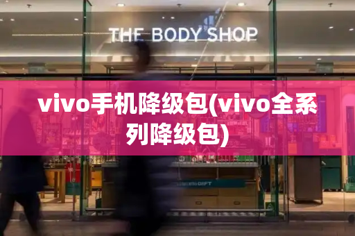 vivo手机降级包(vivo全系列降级包)