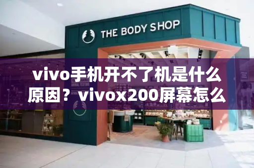 vivo手机开不了机是什么原因？vivox200屏幕怎么查-第1张图片-星选测评