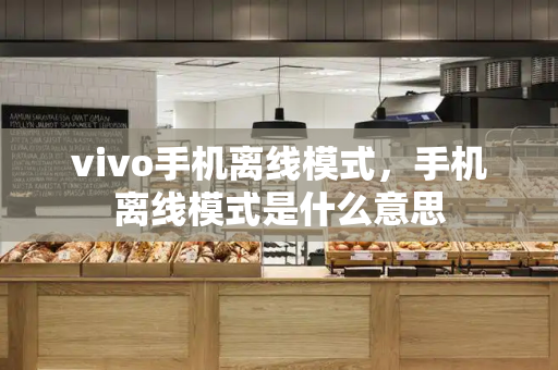 vivo手机离线模式，手机离线模式是什么意思-第1张图片-星选测评
