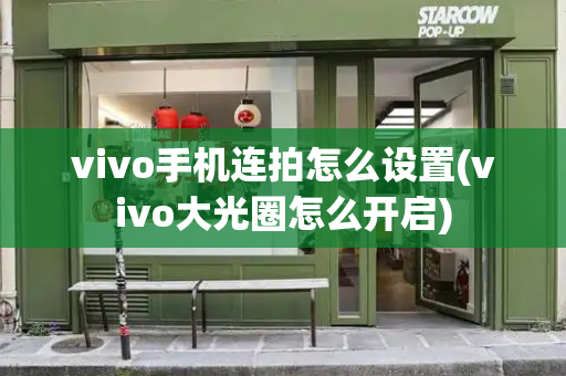 vivo手机连拍怎么设置(vivo大光圈怎么开启)-第1张图片-星选测评