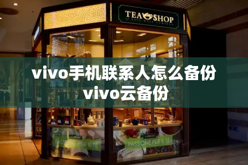 vivo手机联系人怎么备份 vivo云备份-第1张图片-星选测评