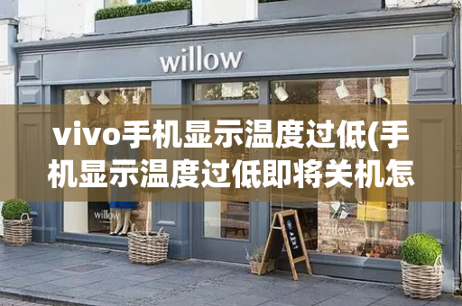 vivo手机显示温度过低(手机显示温度过低即将关机怎么办)