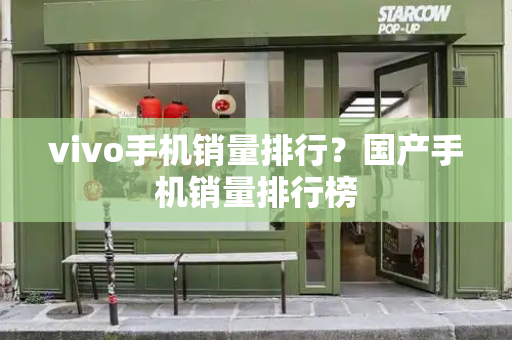 vivo手机销量排行？国产手机销量排行榜