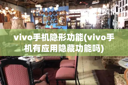 vivo手机隐形功能(vivo手机有应用隐藏功能吗)-第1张图片-星选测评