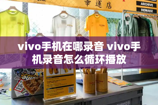 vivo手机在哪录音 vivo手机录音怎么循环播放-第1张图片-星选测评