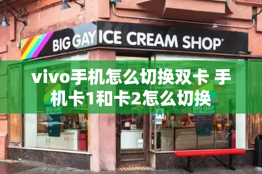 vivo手机怎么切换双卡 手机卡1和卡2怎么切换
