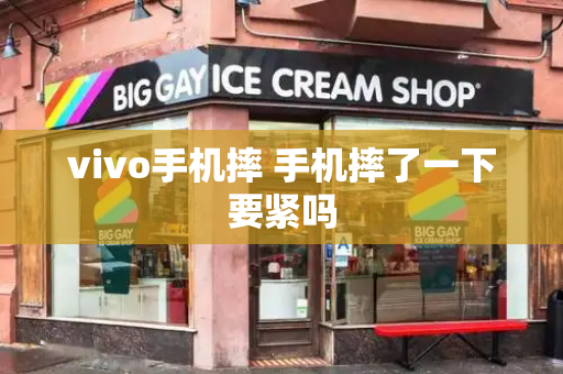 vivo手机摔 手机摔了一下要紧吗-第1张图片-星选测评