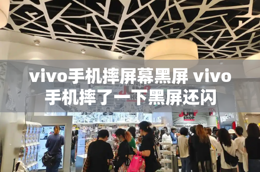 vivo手机摔屏幕黑屏 vivo手机摔了一下黑屏还闪