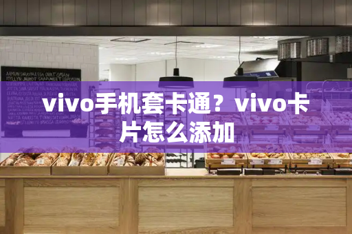 vivo手机套卡通？vivo卡片怎么添加