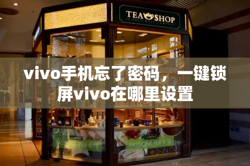 vivo手机忘了密码，一键锁屏vivo在哪里设置
