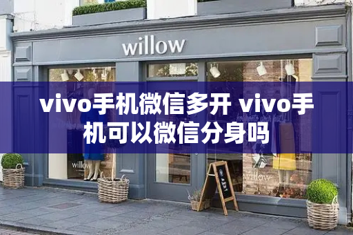 vivo手机微信多开 vivo手机可以微信分身吗-第1张图片-星选测评