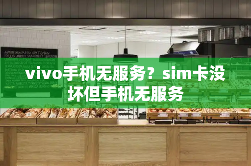 vivo手机无服务？sim卡没坏但手机无服务