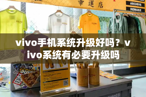 vivo手机系统升级好吗？vivo系统有必要升级吗-第1张图片-星选测评