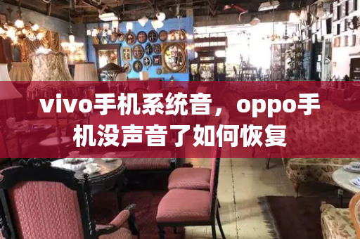 vivo手机系统音，oppo手机没声音了如何恢复-第1张图片-星选测评