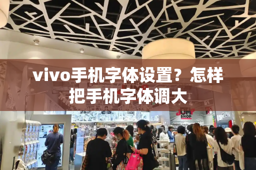 vivo手机字体设置？怎样把手机字体调大