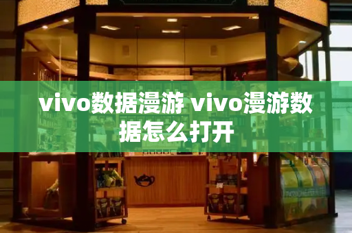 vivo数据漫游 vivo漫游数据怎么打开