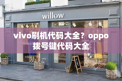 vivo刷机代码大全？oppo拨号键代码大全