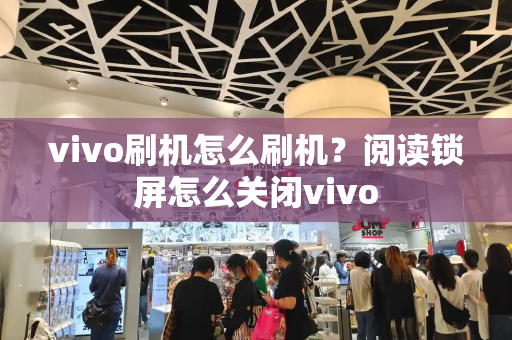 vivo刷机怎么刷机？阅读锁屏怎么关闭vivo-第1张图片-星选测评