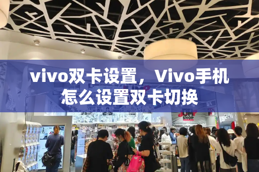 vivo双卡设置，Vivo手机怎么设置双卡切换
