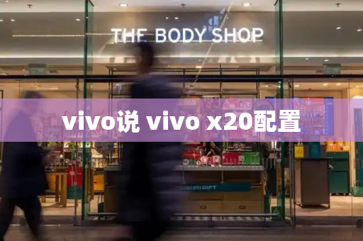 vivo说 vivo x20配置