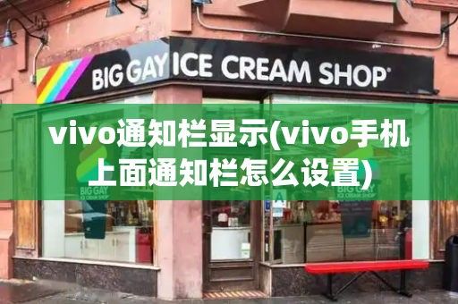 vivo通知栏显示(vivo手机上面通知栏怎么设置)